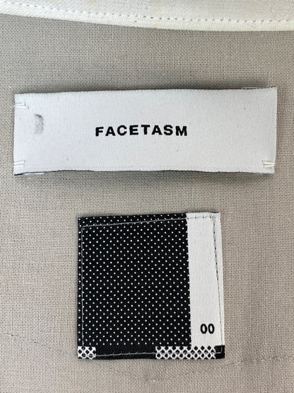【中古品】【メンズ】 FACETASM ファセッタズム BASIC LONG SHIRT ベーシック ロング シャツ BQ-SH-M04 長袖 ロングスリーブ 140-260804-hu-16-min サイズ：00 カラー：ライトグレー系 万代Net店