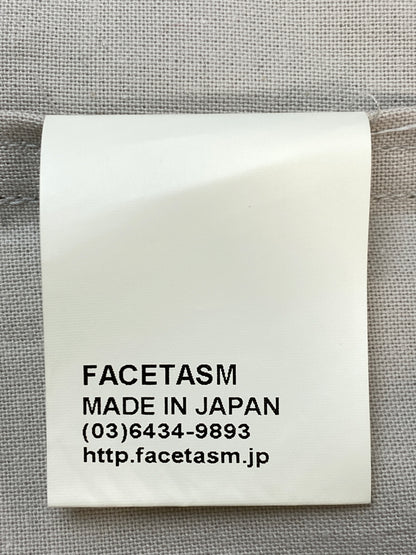 【中古品】【メンズ】 FACETASM ファセッタズム BASIC LONG SHIRT ベーシック ロング シャツ BQ-SH-M04 長袖 ロングスリーブ 140-260804-hu-16-min サイズ：00 カラー：ライトグレー系 万代Net店