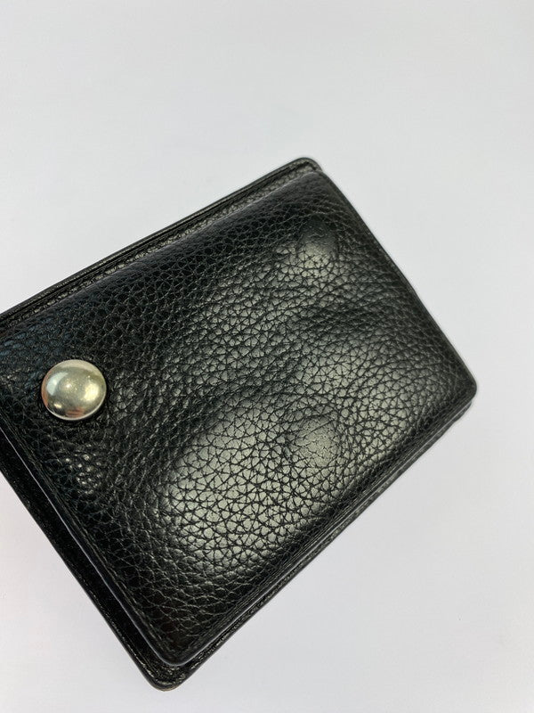 【中古品】【メンズ】 JAM HOME MADE ジャムホームメイド コンパクト ウォレット コインケース カードケース 財布 200-251112-jt-14-min カラー：ブラック 万代Net店