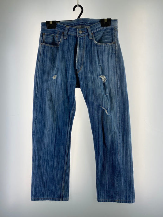 【中古品】【メンズ】 SUGAR CANE シュガーケーン サトウキビ 縦落ち 土砂降り デニムパンツ ボトムス 156-251118-AS-16-min サイズ：下記参照 カラー：ブルー 万代Net店