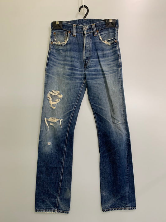 【中古品】【メンズ】 Levi's リーバイス 47501-0117 00年3月製造 555刻印 米国製 LOT501XX 復刻 DENIM PANTS デニムパンツ ボトムス 157-251101-AS-35-min サイズ：W30×L36 カラー：インディゴ 万代Net店