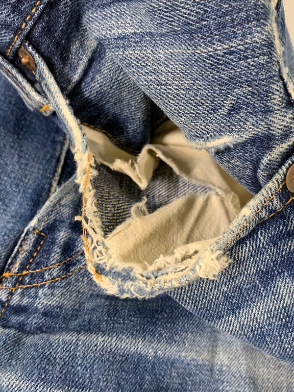 【中古品】【メンズ】 Levi's リーバイス 47501-0117 00年3月製造 555刻印 米国製 LOT501XX 復刻 DENIM PANTS デニムパンツ ボトムス 157-251101-AS-35-min サイズ：W30×L36 カラー：インディゴ 万代Net店