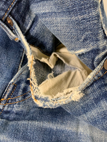 【中古品】【メンズ】 Levi's リーバイス 47501-0117 00年3月製造 555刻印 米国製 LOT501XX 復刻 DENIM PANTS デニムパンツ ボトムス 157-251101-AS-35-min サイズ：W30×L36 カラー：インディゴ 万代Net店