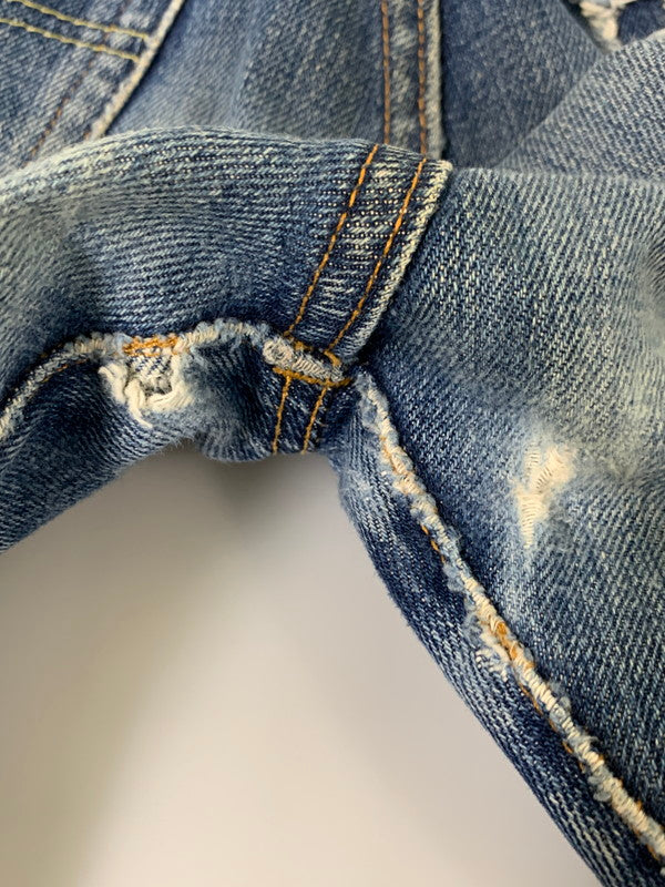 【中古品】【メンズ】 Levi's リーバイス 47501-0117 00年3月製造 555刻印 米国製 LOT501XX 復刻 DENIM PANTS デニムパンツ ボトムス 157-251101-AS-35-min サイズ：W30×L36 カラー：インディゴ 万代Net店