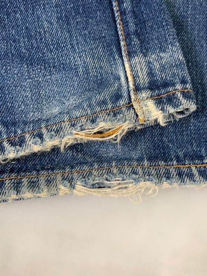 【中古品】【メンズ】 Levi's リーバイス 47501-0117 00年3月製造 555刻印 米国製 LOT501XX 復刻 DENIM PANTS デニムパンツ ボトムス 157-251101-AS-35-min サイズ：W30×L36 カラー：インディゴ 万代Net店