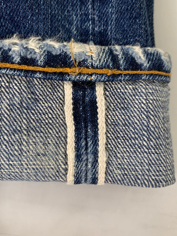【中古品】【メンズ】 Levi's リーバイス 47501-0117 00年3月製造 555刻印 米国製 LOT501XX 復刻 DENIM PANTS デニムパンツ ボトムス 157-251101-AS-35-min サイズ：W30×L36 カラー：インディゴ 万代Net店