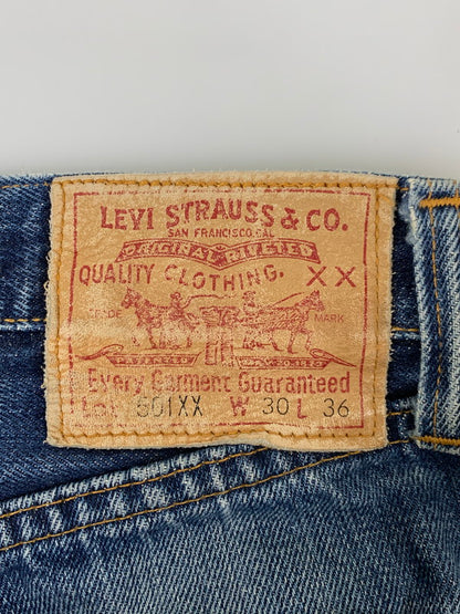 【中古品】【メンズ】 Levi's リーバイス 47501-0117 00年3月製造 555刻印 米国製 LOT501XX 復刻 DENIM PANTS デニムパンツ ボトムス 157-251101-AS-35-min サイズ：W30×L36 カラー：インディゴ 万代Net店