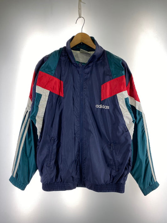 【中古品】【メンズ】 adidas アディダス 80S NYLON TRACK JACKET ナイロン トラックジャケット ライトアウター 146-251118-AS-5-min サイズ：US S カラー：ネイビー 万代Net店