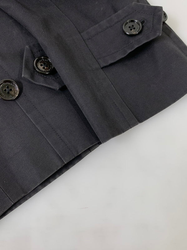 【中古品】【メンズ】 BURBERRY バーバリー A1A83-277-09 ステンカラーコート アウター 141-251101-AS-49-min サイズ：L カラー：ブラック 万代Net店