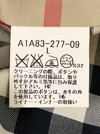 【中古品】【メンズ】 BURBERRY バーバリー A1A83-277-09 ステンカラーコート アウター 141-251101-AS-49-min サイズ：L カラー：ブラック 万代Net店