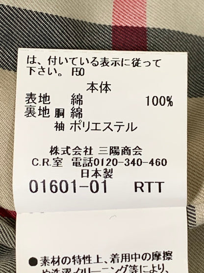 【中古品】【メンズ】 BURBERRY バーバリー A1A83-277-09 ステンカラーコート アウター 141-251101-AS-49-min サイズ：L カラー：ブラック 万代Net店