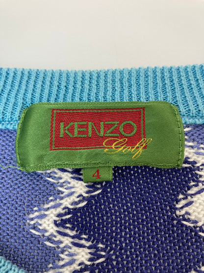 【中古品】【メンズ】 KENZO GOLF ケンゾーゴルフ 80～90S SWEATER PATTERN セーター トップス 146-251102-zi-43-min サイズ：4 万代Net店