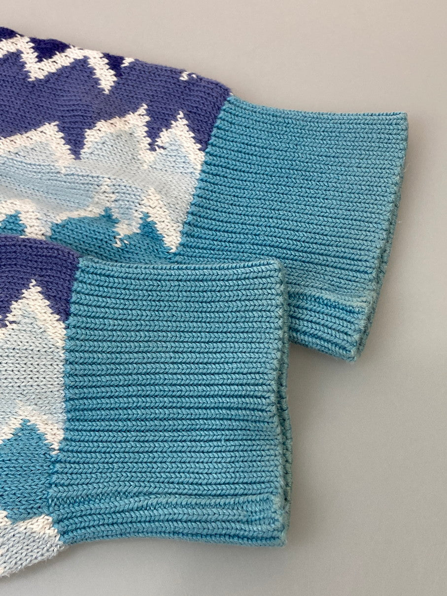 【中古品】【メンズ】 KENZO GOLF ケンゾーゴルフ 80～90S SWEATER PATTERN セーター トップス 146-251102-zi-43-min サイズ：4 万代Net店
