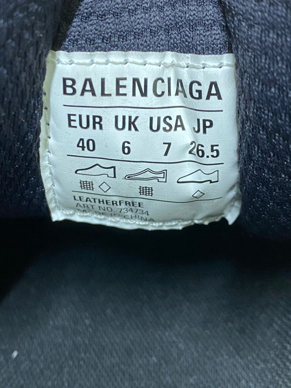 【中古品】【メンズ】 BALENCIAGA バレンシアガ 3XL SNEAKER 734734 スニーカー 靴 162-251113-kk-30-min サイズ：40 カラー：MONOCOLOR MESH RUB W BLACK 万代Net店