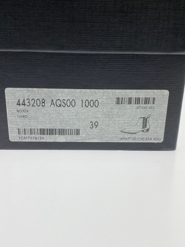 【中古品】【メンズ】 SAINT LAURENT サンローラン クラシック エディ30 チェルシーブーツ 443208-AQS00-1000 革靴 サイドゴアブーツ 183-251113-kk-20-min サイズ：39 カラー：BLACK 万代Net店