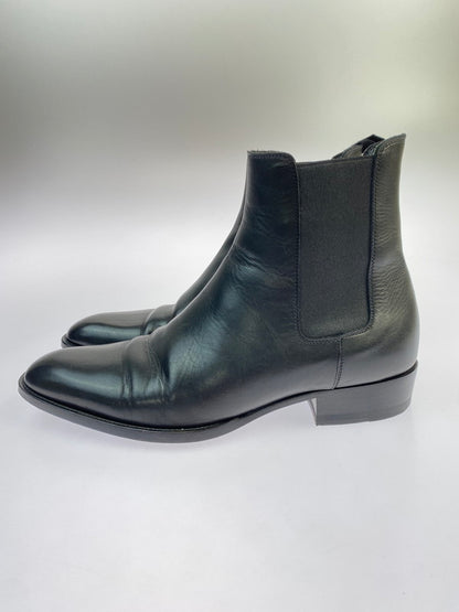【中古品】【メンズ】 SAINT LAURENT サンローラン クラシック エディ30 チェルシーブーツ 443208-AQS00-1000 革靴 サイドゴアブーツ 183-251113-kk-20-min サイズ：39 カラー：BLACK 万代Net店