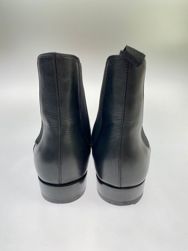 【中古品】【メンズ】 SAINT LAURENT サンローラン クラシック エディ30 チェルシーブーツ 443208-AQS00-1000 革靴 サイドゴアブーツ 183-251113-kk-20-min サイズ：39 カラー：BLACK 万代Net店