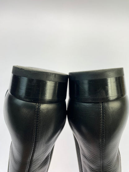 【中古品】【メンズ】 SAINT LAURENT サンローラン クラシック エディ30 チェルシーブーツ 443208-AQS00-1000 革靴 サイドゴアブーツ 183-251113-kk-20-min サイズ：39 カラー：BLACK 万代Net店