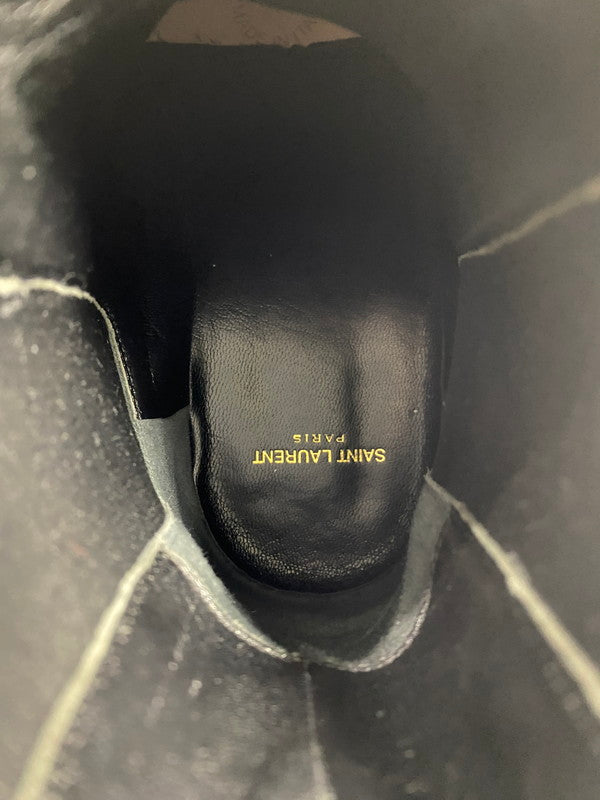 【中古品】【メンズ】 SAINT LAURENT サンローラン クラシック エディ30 チェルシーブーツ 443208-AQS00-1000 革靴 サイドゴアブーツ 183-251113-kk-20-min サイズ：39 カラー：BLACK 万代Net店