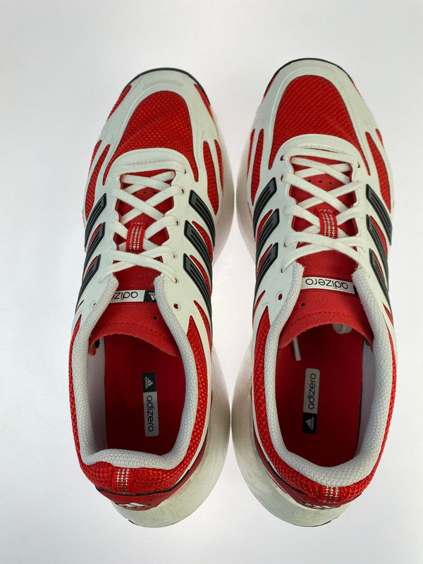 【中古品】【メンズ】 adidas アディダス JI0308 ADIZERO ARUKU 靴 シューズ スニーカー 161-251108-AS-12-min サイズ：26.5 カラー：ホワイト/レッド 万代Net店
