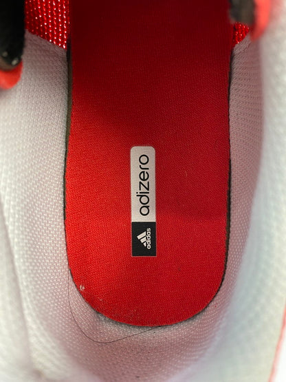 【中古品】【メンズ】 adidas アディダス JI0308 ADIZERO ARUKU 靴 シューズ スニーカー 161-251108-AS-12-min サイズ：26.5 カラー：ホワイト/レッド 万代Net店