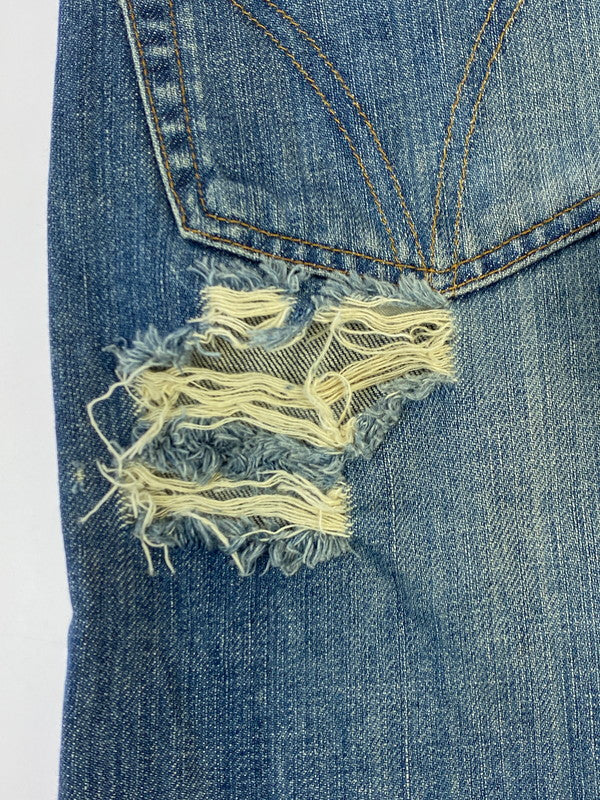【中古品】【メンズ】 DOLCE&GABBANA ドルチェアンドガッバーナ DAMAGE DENIM PANT ダメージ デニムパンツ ボトムス 152-251118-AS-10-min カラー：インディゴ 万代Net店