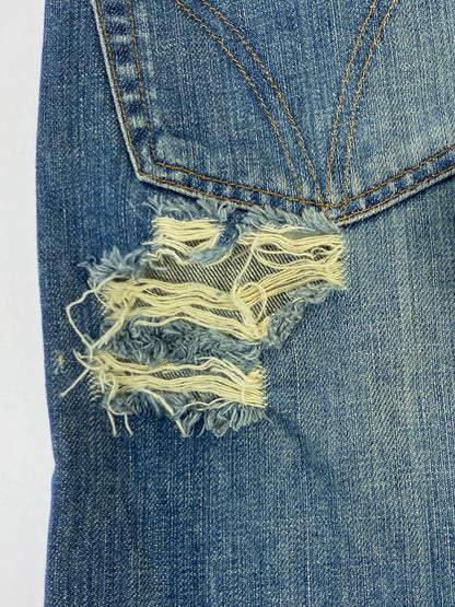 【中古品】【メンズ】 DOLCE&GABBANA ドルチェアンドガッバーナ DAMAGE DENIM PANT ダメージ デニムパンツ ボトムス 152-251118-AS-10-min カラー：インディゴ 万代Net店