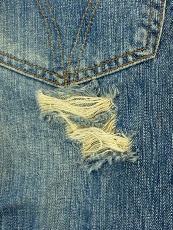 【中古品】【メンズ】 DOLCE&GABBANA ドルチェアンドガッバーナ DAMAGE DENIM PANT ダメージ デニムパンツ ボトムス 152-251118-AS-10-min カラー：インディゴ 万代Net店