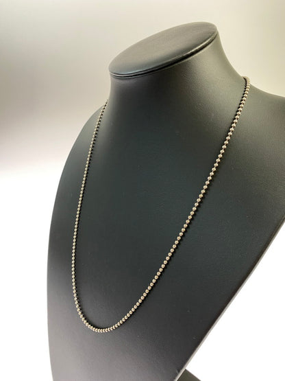 【中古品】【メンズ/レディース】 TIFFANY&Co. ティファニー LONG BALL CHAIN NECKLACE ロング ボール チェーン ネックレス アクセサリー 182-251112-jt-04-min カラー：シルバー 万代Net店