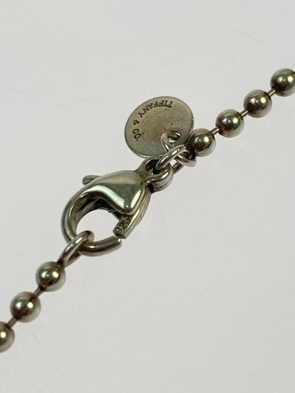 【中古品】【メンズ/レディース】 TIFFANY&Co. ティファニー LONG BALL CHAIN NECKLACE ロング ボール チェーン ネックレス アクセサリー 182-251112-jt-04-min カラー：シルバー 万代Net店