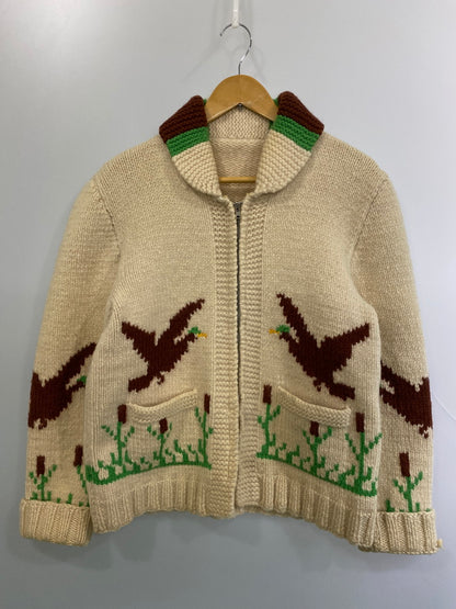 【現状渡し品】【メンズ】 VINTAGE ヴィンテージ 60-70S ZIP KNIT CARDIGAN ジップニットカーディガン 146-251102-zi-14-min サイズ：不明 カラー：ベージュ系 万代Net店