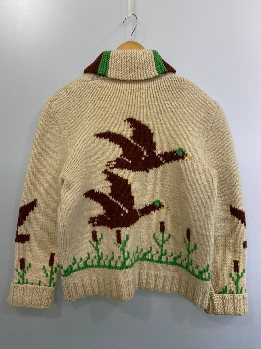 【現状渡し品】【メンズ】 VINTAGE ヴィンテージ 60-70S ZIP KNIT CARDIGAN ジップニットカーディガン 146-251102-zi-14-min サイズ：不明 カラー：ベージュ系 万代Net店