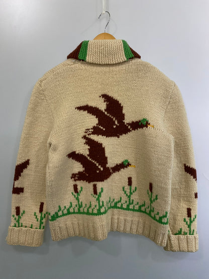 【現状渡し品】【メンズ】 VINTAGE ヴィンテージ 60-70S ZIP KNIT CARDIGAN ジップニットカーディガン 146-251102-zi-14-min サイズ：不明 カラー：ベージュ系 万代Net店