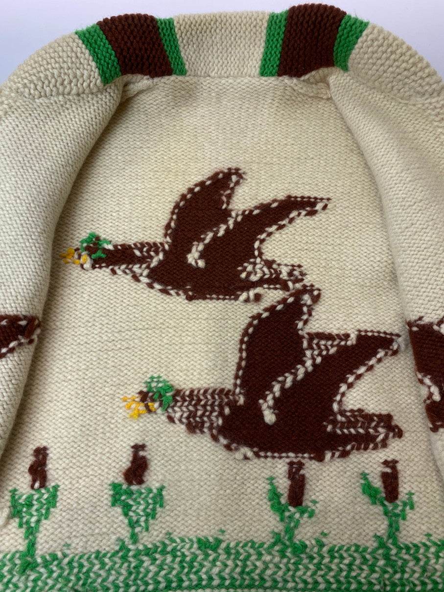 【現状渡し品】【メンズ】 VINTAGE ヴィンテージ 60-70S ZIP KNIT CARDIGAN ジップニットカーディガン 146-251102-zi-14-min サイズ：不明 カラー：ベージュ系 万代Net店