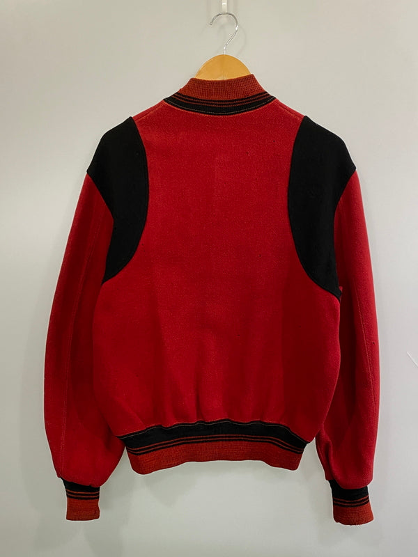 【現状渡し品】【メンズ】 EMPIRE エンパイア 50S STADIUM JACKET 50年代 スタジアム ジャケット ヴィンテージ スタジャン アウター 146-260922-hu-23-min サイズ：タグ破損により不明 カラー：レッド 万代Net店