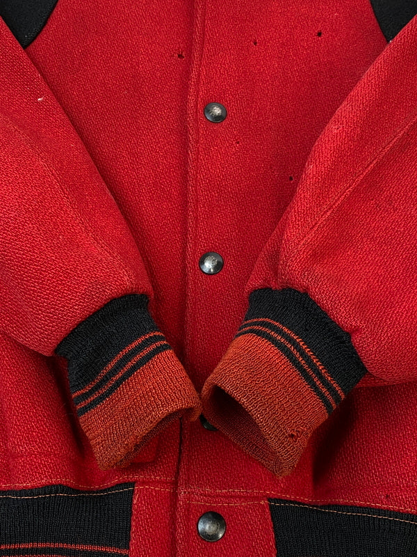 【現状渡し品】【メンズ】 EMPIRE エンパイア 50S STADIUM JACKET 50年代 スタジアム ジャケット ヴィンテージ スタジャン アウター 146-260922-hu-23-min サイズ：タグ破損により不明 カラー：レッド 万代Net店
