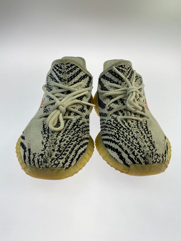 【現状渡し品】【メンズ/レディース】 adidas アディダス CP9654 YEEZY BOOST 350 ZEBRA 靴 シューズ スニーカー 161-251108-AS-13-min サイズ：26cm カラー：グレー/ブラック 万代Net店