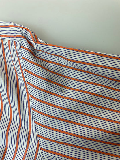 【現状渡し品】【メンズ】 HERMES エルメス 70-80S STRIPE L S SHIRT ストライプシャツ トップス 141-251102-zi-09-min サイズ：38 万代Net店