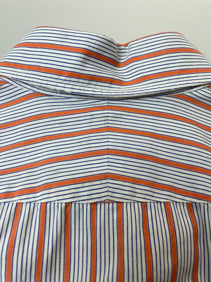 【現状渡し品】【メンズ】 HERMES エルメス 70-80S STRIPE L S SHIRT ストライプシャツ トップス 141-251102-zi-09-min サイズ：38 万代Net店