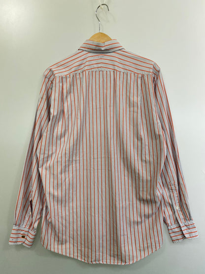 【現状渡し品】【メンズ】 HERMES エルメス 70-80S STRIPE L S SHIRT ストライプシャツ トップス 141-251102-zi-09-min サイズ：38 万代Net店