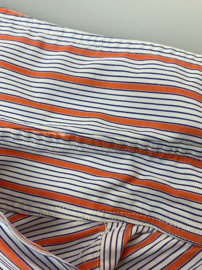 【現状渡し品】【メンズ】 HERMES エルメス 70-80S STRIPE L S SHIRT ストライプシャツ トップス 141-251102-zi-09-min サイズ：38 万代Net店