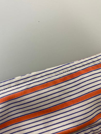 【現状渡し品】【メンズ】 HERMES エルメス 70-80S STRIPE L S SHIRT ストライプシャツ トップス 141-251102-zi-09-min サイズ：38 万代Net店