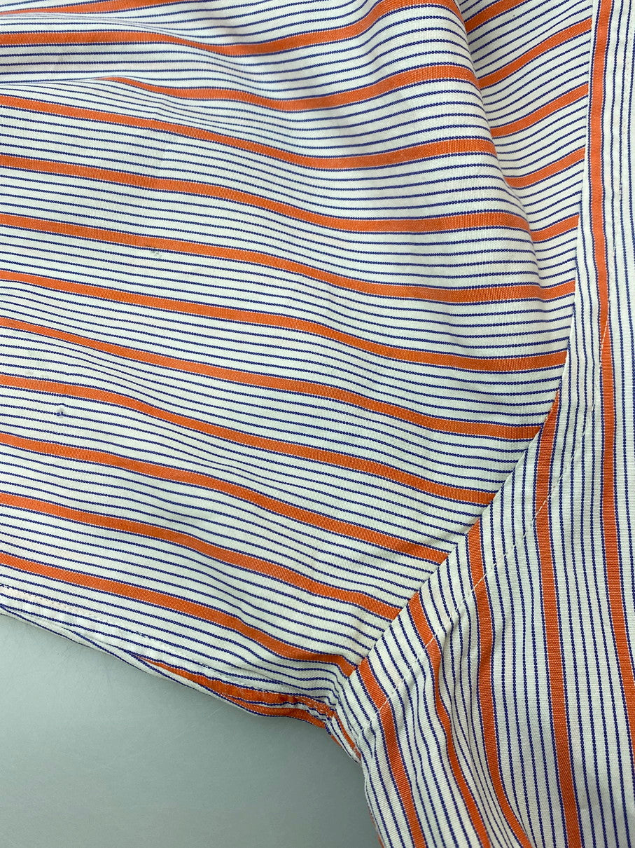 【現状渡し品】【メンズ】 HERMES エルメス 70-80S STRIPE L S SHIRT ストライプシャツ トップス 141-251102-zi-09-min サイズ：38 万代Net店