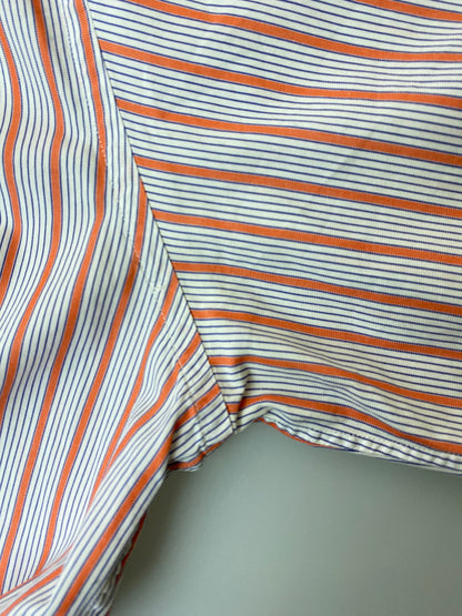 【現状渡し品】【メンズ】 HERMES エルメス 70-80S STRIPE L S SHIRT ストライプシャツ トップス 141-251102-zi-09-min サイズ：38 万代Net店