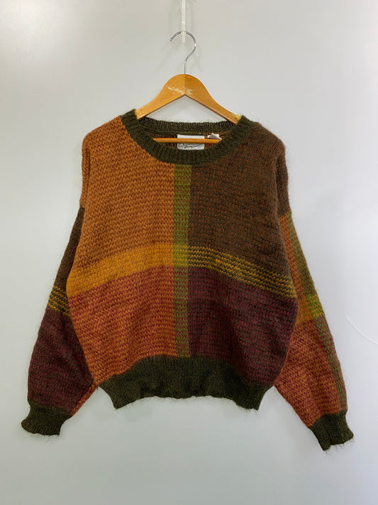 【中古品】【メンズ】 AUTOGRAPH オートグラフ 80's MOHAIR KNIT VINTAGE 80年代 モヘアニット トップス ヴィンテージ 146-251106-kk-77-min サイズ：L カラー：ブラウン 万代Net店