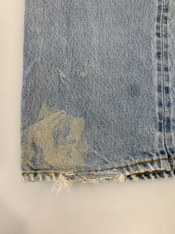 【現状渡し品】【メンズ】 Levi's リーバイス 80S ボタン裏刻印 6 66後期 501 DENIM PANTS デニム パンツ 80年代 ヴィンテージ メンズ ボトムス ジーンズ ジーパン 157-251109-em-14-min サイズ：W28×L36 カラー：ライトインディゴブルー 万代Net店