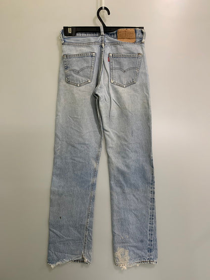 【現状渡し品】【メンズ】 Levi's リーバイス 80S ボタン裏刻印 6 66後期 501 DENIM PANTS デニム パンツ 80年代 ヴィンテージ メンズ ボトムス ジーンズ ジーパン 157-251109-em-14-min サイズ：W28×L36 カラー：ライトインディゴブルー 万代Net店