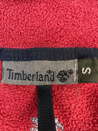 【現状渡し品】【メンズ】 TIMBERLAND ティンバーランド 80S 90S USA製 HALF‐ZIP FLEECE ハーフジップフリース トップス 146-260813-ta-04-min サイズ：S カラー：レッド 万代Net店
