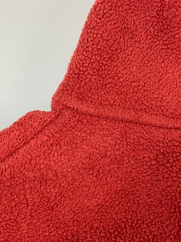 【現状渡し品】【メンズ】 TIMBERLAND ティンバーランド 80S 90S USA製 HALF‐ZIP FLEECE ハーフジップフリース トップス 146-260813-ta-04-min サイズ：S カラー：レッド 万代Net店