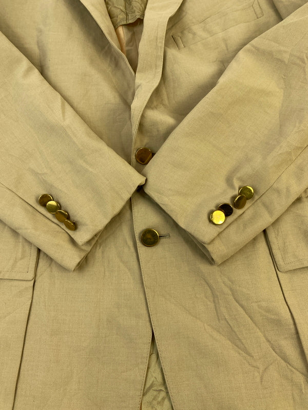 【中古品】【メンズ】 CHAPS BY RALPH LAUREN チャップス バイ ラルフ ローレン 70S 2B LS JACKET 70年代 ロングスリーブ ジャケット アウター ジャンパー 146-260724-hu-40-min カラー：ベージュ 万代Net店